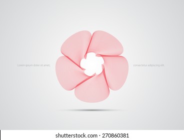 Dynamic Graphic Flower Design template