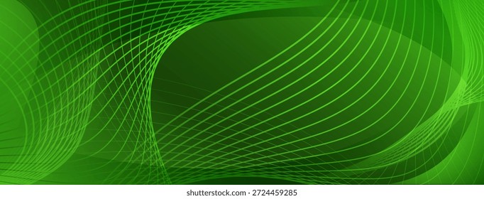 Un fondo abstracto verde dinámico con líneas y curvas que se arremolinan, creando una sensación de movimiento y energía alrededor de un vacío central oscuro.
