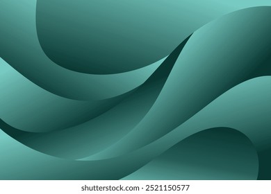 Dynamic green gradient vector background with fluid, organic shapes. Ideal for website headers, presentations, or social media graphics