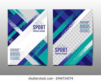 Dynamic Grunge Sport Background Set, Abstract , Brush Speed Banner, Vector Illustration.