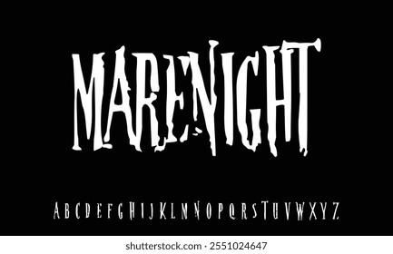 Dynamic Grunge Typography. Handmade Brush Font