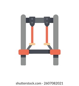 Dynamic Gym Training Harness Icon. Design of Fitness and Gym Icons.