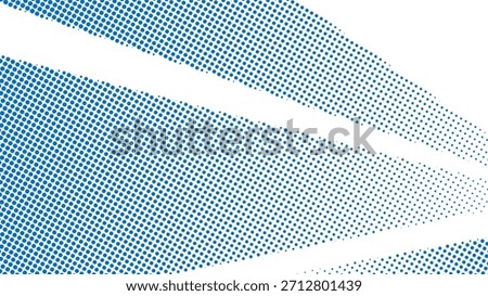 Dynamic Halftone Blast blue background eps 10