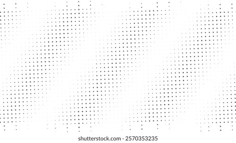 Dynamic Halftone Pattern Background Black and White Design
