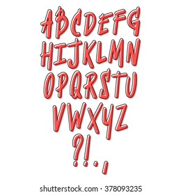 dynamic hand drawn font
