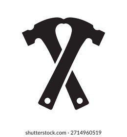 Dynamisches Handyman-Logo mit Bewegungs- und aktiver Reparaturenergie