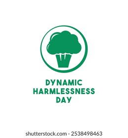 Dynamic Harmlessness Day. Flat design vector. Eps 10.