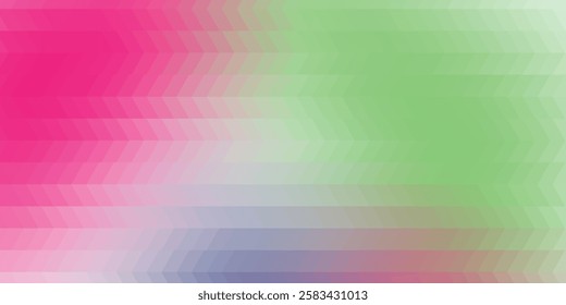 Dynamic Harmony Across Chevron Patterns: Energetic Transition of Playful Colors