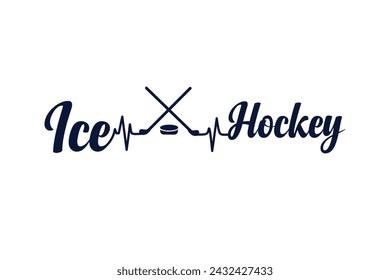 Dynamic Hockey Typography, Ice-Cool Lettering: Hockey Glory, Hockey Vibes, Goal-Driven Typography in Hockey Theme, Typography Slapshot: Design Excellence