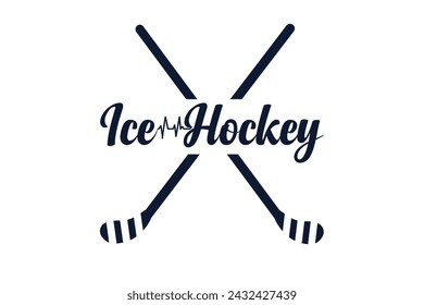 Dynamic Hockey Typography, Ice-Cool Lettering: Hockey Glory, Hockey Vibes, Goal-Driven Typography in Hockey Theme, Typography Slapshot: Design Excellence