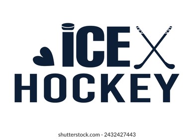 Dynamic Hockey Typography, Ice-Cool Lettering: Hockey Glory, Hockey Vibes, Goal-Driven Typography in Hockey Theme, Typography Slapshot: Design Excellence