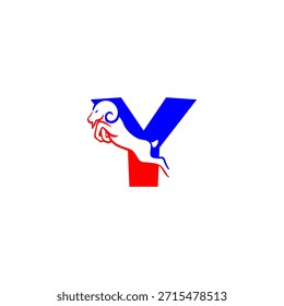 A dynamic horned goat leaping into a bold alphabet shape. Ideal for outdoor brands, mountain sports, farm identity, strong mascots, and modern rustic designs.
