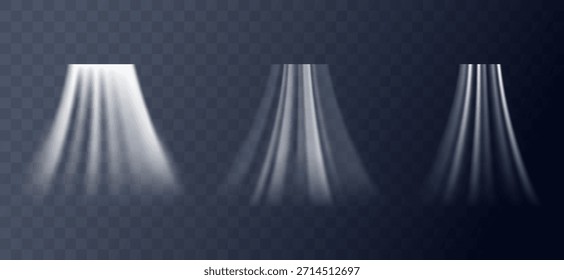 Dinámico remolino de hielo. Movimiento limpio y fluido. Frescura y energía lumínica. Curvas suaves, Gradientes aireados y aire fresco y fresco. Los acondicionadores circulan y purifican la atmósfera Ilustración vectorial