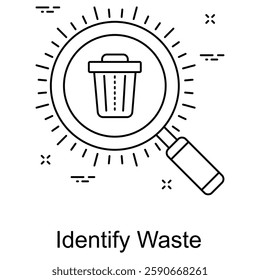 Dynamic icon representing the process of detecting and eliminating inefficiencies to optimize resources and productivity.