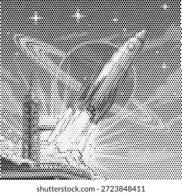 Una ilustración dinámica de un cohete lanzándose a un cielo estrellado. Este diseño simboliza la innovación, la exploración y la consecución de nuevas alturas. Perfecto para afiches de educación científica, gráficos de lanzamiento de empresas emergentes, volantes de museos espaciales y presentaciones de tecnología. Ideal para inspirar ambición y progreso. Las líneas de Vector limpias garantizan un aspecto moderno y profesional.