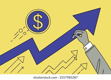 A Dynamic Illustration of Vibrant Financial Growth