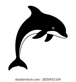 A dynamic image capturing a dolphin mid-leap above the water surface, showcasing agility and marine life beauty.