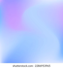 Dynamic Indigo Wavy Pink Color Blurry Texture. Sunrise Cold Pastel Curve Violet Background. Fluid Sky Lavender Liquid Light Gradient Backdrop. Sunset Water Calm Blurred Blue Swirl Gradient Mesh.