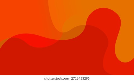 Interacción dinámica de Formas fluidas y orgánicas en ricos tonos de rojo y naranja. El diseño evoca una sensación de movimiento y energía, ya que las formas parecen ondularse, fusionarse y fluir a través del lienzo. Cada curva y contorno se suaviza con transiciones suaves, creando una profundidad en capas que atrae el ojo hacia adentro