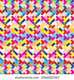 Una dinámica interacción de Formas geométricas en colores vivos y vibrantes. Perfecto para diseños modernos, presentaciones y obras de arte digitales, este fondo abstracto agrega un toque de energía y creatividad.