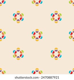 A dynamic interplay of geometric shapes in bold, vibrant colors. Perfect for modern designs, presentations, and digital artworks, this abstract background adds a touch of energy and creativity.