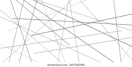 Dynamic intersecting gray lines abstract background, minimalist composition symbolizing structure and motion, modern linear geometric digital art pattern