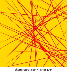 Dynamic irregular lines placed randomly. Geometric monochrome (duotone) pattern. Rough, edgy texture. 