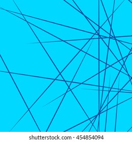 Dynamic irregular lines placed randomly. Geometric monochrome (duotone) pattern. Rough, edgy texture. 