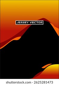 Dynamic Jersey Design with Flowing Shapes and Gradient