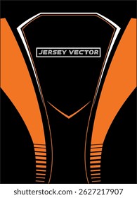 Dynamic Jersey Design Template black grey