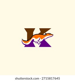 Dynamische Fuchs-Silhouette kombiniert mit dem Letter K-Logo, das Agilität, Intelligenz und Geschwindigkeit symbolisiert. Ideal für modernes Branding, Maskottchen, kreative Logos und eine saubere Vektoridentität