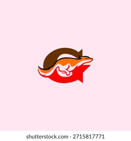 Dynamic jumping fox silhouette combined with Letter G logo, symbolizing agility, intelligence, and speed. Ideal for modern branding, mascots, creative logos, and clean vector identity