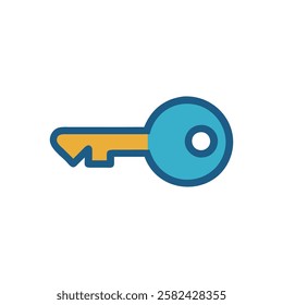 Dynamic key symbol illustration for effective access representation.