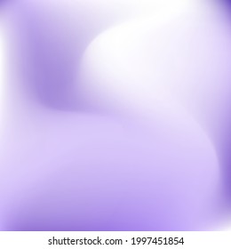 Dynamic Lavender Fluid Trendy Gradient Backdrop. Spotlight Liquid Purple Curve Smooth Surface. Vibrant Paint Violet Pastel Background. White Cold Color Watercolor Fashion Swirl Gradient Mesh.