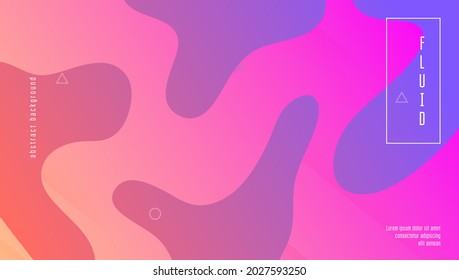 Dynamic Layout. Abstract Journal. Graphic Shapes. Violet Memphis Shape. Flat Gradient Background. Color Business Wallpaper. Futuristic Paper. 3d Landing Page. Magenta Dynamic Layout