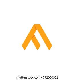 Dynamic letter (A) with acute rapid forms.