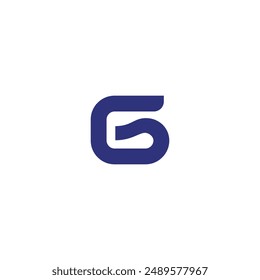 Dynamic Letter Initial G Vector Logo Design Template
