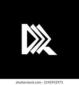 dynamischer Brief oder Corporate-Logo-Design