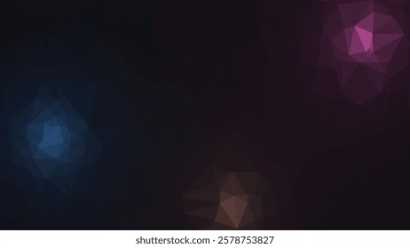 Dynamic light patterns in abstract art digital space graphic design dark environment artistic viewpoint modern concept