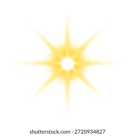 Un efecto dinámico de rayas de luz con partículas de polvo brillantes y un suave resplandor radiante.