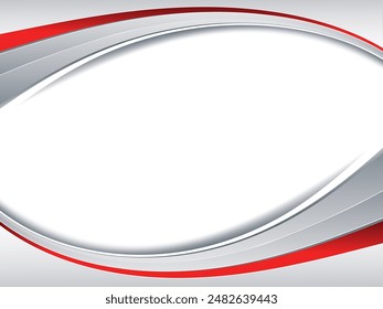 Dynamic line abstract silver red and white background for template, banner, brochure, flyer