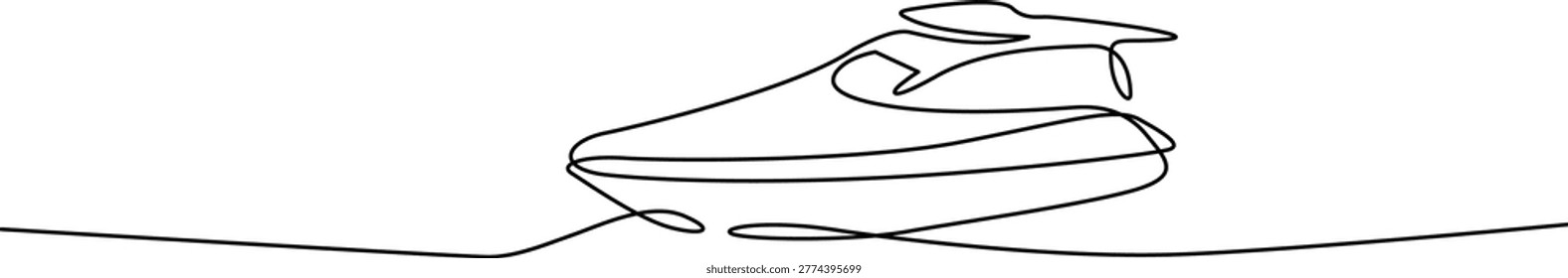 Dynamic line drawing of a skateboarder performing an aerial trick with expressive motion and style.