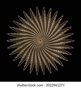 Dynamic Line Effect abstract texture background, on white background