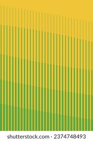 Dynamic line geometric covers set. Yellow background minimalist designs.