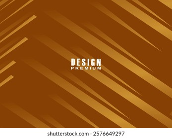 Dynamic line textured brown background design. Abstract background with brown gradient color. Modern vector template.