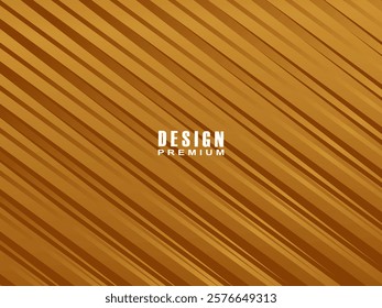 Dynamic line textured brown background design. Abstract background with brown gradient color. Modern vector template.