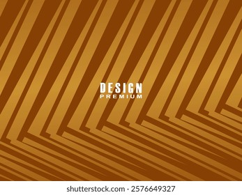 Dynamic line textured brown background design. Abstract background with brown gradient color. Modern vector template.