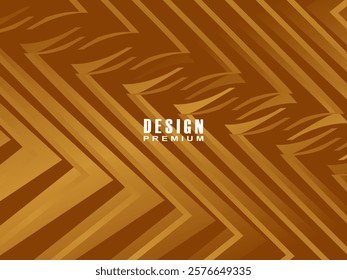 Dynamic line textured brown background design. Abstract background with brown gradient color. Modern vector template.