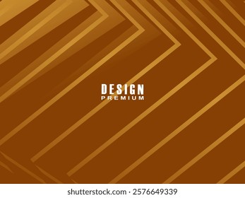 Dynamic line textured brown background design. Abstract background with brown gradient color. Modern vector template.