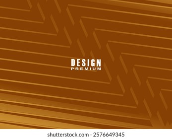 Dynamic line textured brown background design. Abstract background with brown gradient color. Modern vector template.